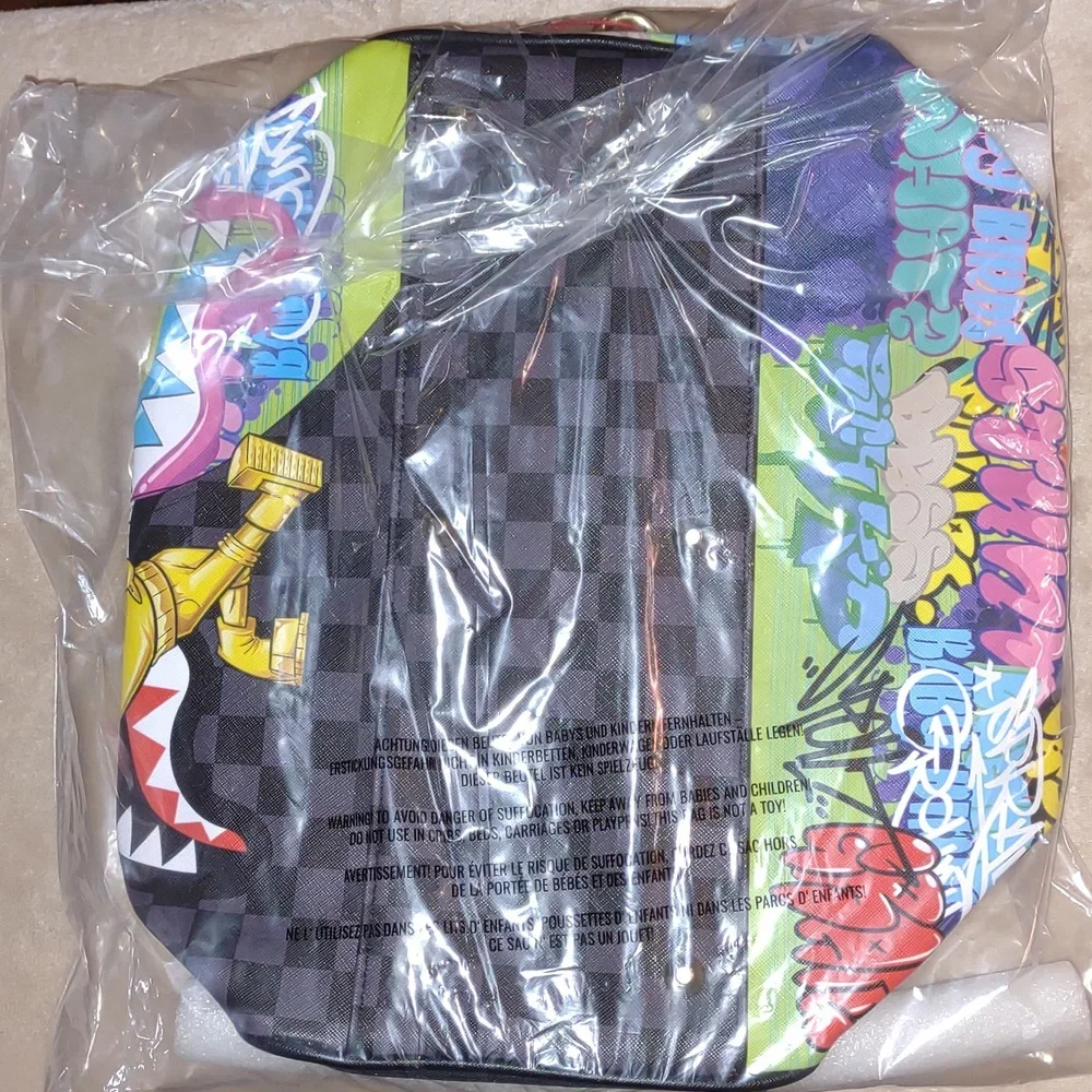 🪐SPRAYGROUND💫 Astromane Shark in Space Mini Duffle Alien invaders ,